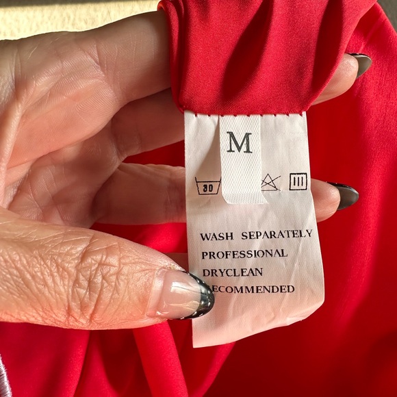 Farm Rio (knock off) Red Koi Dress (M) - Picture 8 of 12